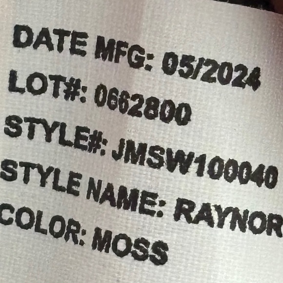 Johnnie-O Mens Raynor Merino 1/4 Zip Sweater, Moss US Size M - Picture 7 of 7